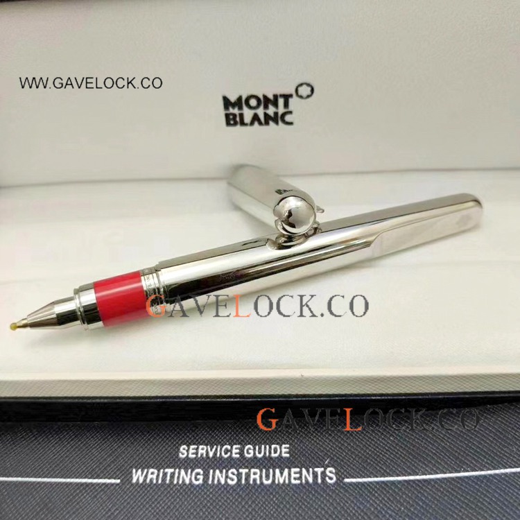 Replica Montblanc M Marc Newson Silver Rollerball Pen
